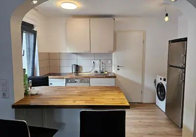 Küche/Küchenzeile in der Unterkunft Kilicer Apartments