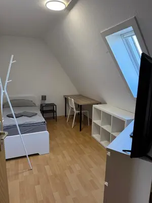 Ein Bett oder Betten in einem Zimmer der Unterkunft GEM01 Apartment near Heilbronn