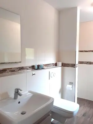 Ein Badezimmer in der Unterkunft Deluxe Apartment nearby Heidelberg