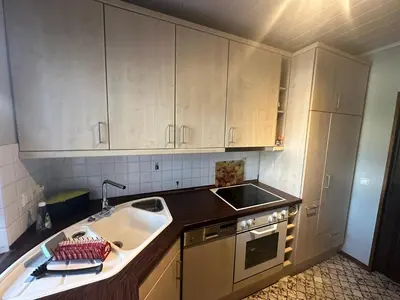 Küche/Küchenzeile in der Unterkunft Ferienwohnung Riva