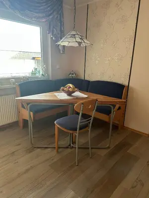 Ein Sitzbereich in der Unterkunft Ferienwohnung Riva