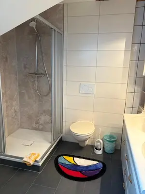 Ein Badezimmer in der Unterkunft Ferienwohnung Jägerhaus