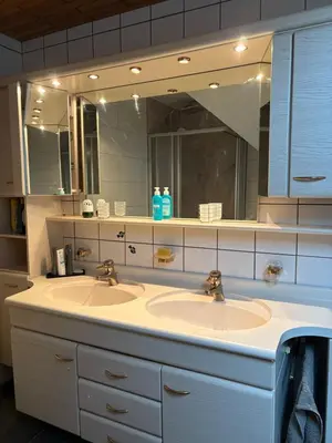 Ein Badezimmer in der Unterkunft Ferienwohnung Jägerhaus