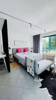Ein Bett oder Betten in einem Zimmer der Unterkunft Ferienapartment Elegance