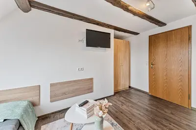 TV/Unterhaltungsangebot in der Unterkunft Charmante Hotelwohnung nahe Pforzheim, ruhige Lage