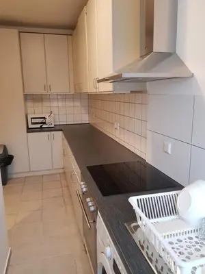 Küche/Küchenzeile in der Unterkunft Augustenburgstr 34 Karlsruhe Whg 10