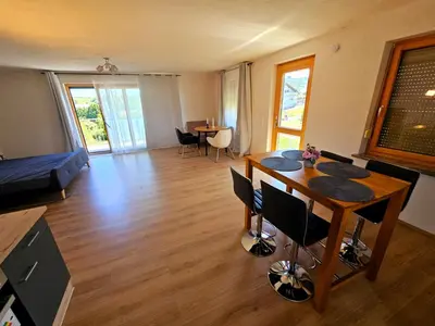 TV/Unterhaltungsangebot in der Unterkunft Ferienhaus-Drachenfels-Busenberg