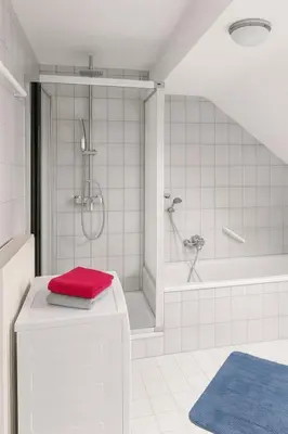 Ein Badezimmer in der Unterkunft Tor zu Frankreich - Neuburg am Rhein