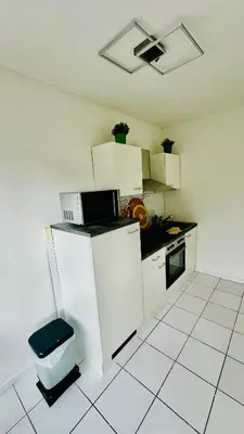 Küche/Küchenzeile in der Unterkunft Eastside Apartment Karlsruhe