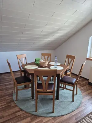 Ein Sitzbereich in der Unterkunft Unterkunft Julian