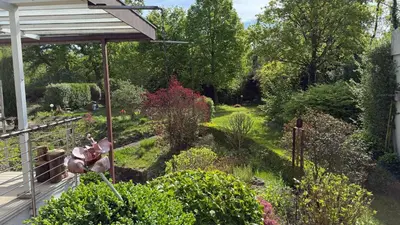 Ein Garten an der Unterkunft E&E Appartement
