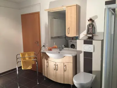 Küche/Küchenzeile in der Unterkunft Appartements Funk