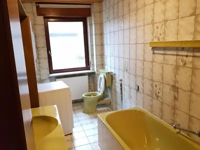 Ein Badezimmer in der Unterkunft Siedlungsstr 19 Bruchsal Whg 10