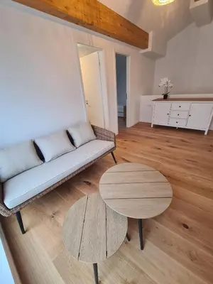 Ein Sitzbereich in der Unterkunft Modernes Neubauhaus ca 200 qm Nähe vom Flughafen