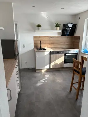 Küche/Küchenzeile in der Unterkunft Apartment in Wiernsheim-Pinache