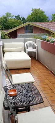 Ein Balkon oder eine Terrasse in der Unterkunft Apartment für max 5 Personen - privater Gastgeber