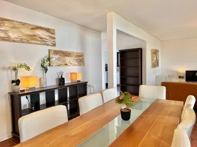 Ein Sitzbereich in der Unterkunft Villa Heusenstamm