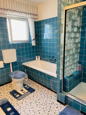 Ein Badezimmer in der Unterkunft Ferienwohnung Bella