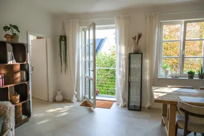 Grundriss der Unterkunft Zenkoje - Ankommen, Entspannen mit Garten, Terrasse, 2 Schlafzimmern und 2 Bädern!