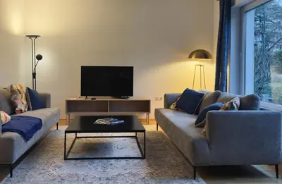 Ein Sitzbereich in der Unterkunft ZU HAUSE Pfalz