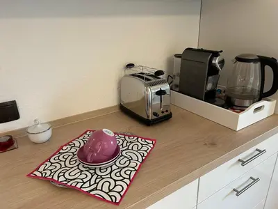 Küche/Küchenzeile in der Unterkunft Apartment in Bad Herrenalb