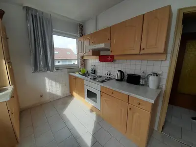 Küche/Küchenzeile in der Unterkunft Charmante Ferienwohnung in Bad Wimpfen