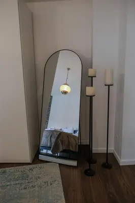 Ein Bett oder Betten in einem Zimmer der Unterkunft Spakoje - Ihre private Wellnessoase mit Sauna & Whirpool in der Pfalz