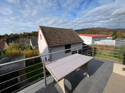 Das Gebäude in dem sich die Ferienwohnung befindet