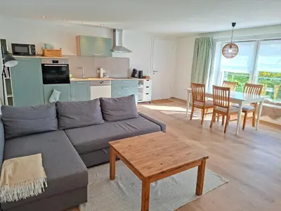 Küche/Küchenzeile in der Unterkunft Ferienwohnung Luise unterhalb der Burg Lindenfels
