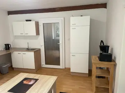 Küche/Küchenzeile in der Unterkunft Haus Giebelwald