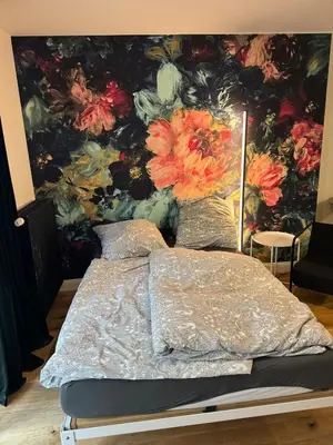 Ein Bett oder Betten in einem Zimmer der Unterkunft Apartment am Nationaltheater