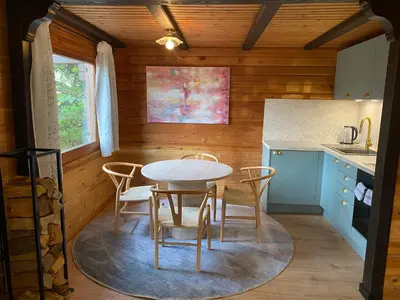 Grundriss der Unterkunft Ruhige Hütte mit toller Aussicht