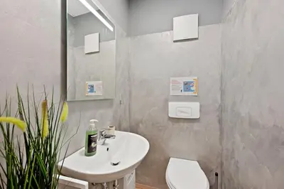 Ein Badezimmer in der Unterkunft PF04 Großzügiges City Apartment für Monteure - LS Crew Comfort DIE Adresse für Monteure