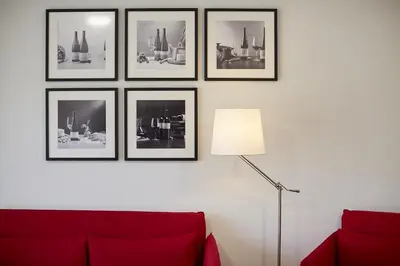 Ein Sitzbereich in der Unterkunft Consulat des Weins