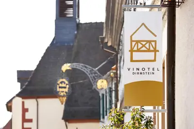 Ein Zertifikat, Auszeichnung, Logo oder anderes Dokument, das in der Unterkunft Vinotel Dirmstein ausgestellt ist
