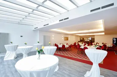 Ein Sitzbereich in der Unterkunft Vinotel Dirmstein