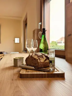 Getränke in der Unterkunft Ferienhaus am Gässchen