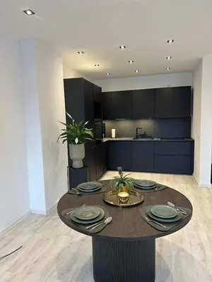 Küche/Küchenzeile in der Unterkunft Good Vibes Luxury Homes
