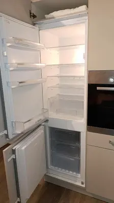 Küche/Küchenzeile in der Unterkunft Ferienwohnung am Lachendeich
