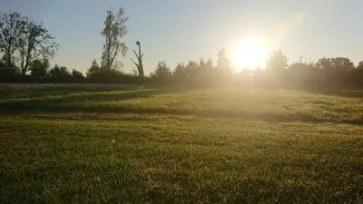 Blick auf den Sonnenuntergang/Sonnenaufgang von der Ferienwohnung aus oder aus der Nähe
