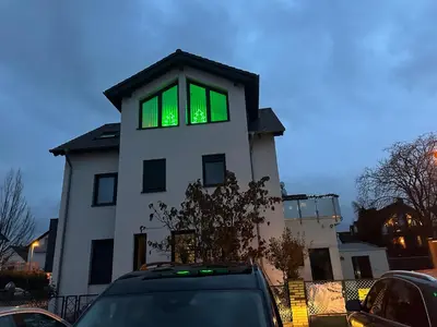 Das Gebäude in dem sich die Ferienwohnung befindet