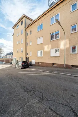 Das Gebäude in dem sich die Ferienwohnung befindet