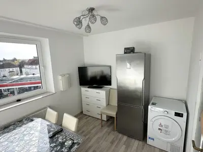 TV/Unterhaltungsangebot in der Unterkunft Work and Stay near Frankfurt Airport 2BR and Balcony