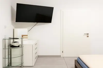 TV/Unterhaltungsangebot in der Unterkunft City Apartment Bequem