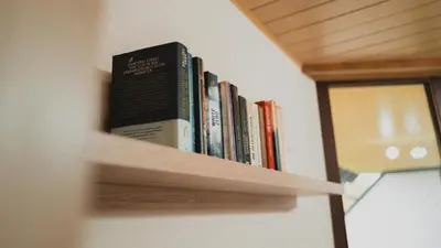 Die Bibliothek in der Ferienwohnung