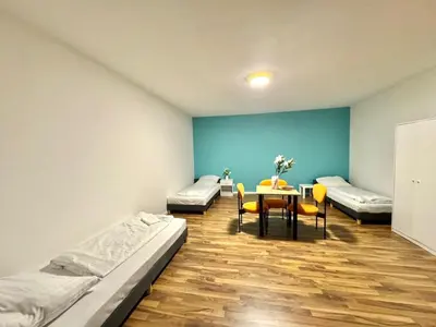 Ein Bett oder Betten in einem Zimmer der Unterkunft Casa Heusenstamm