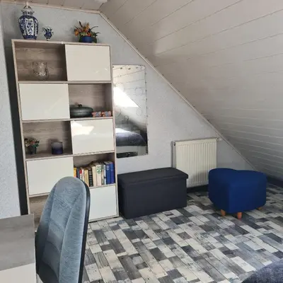 Ein Sitzbereich in der Unterkunft ,, Himmelsblick 