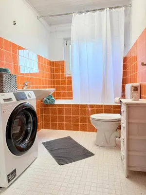 Ein Badezimmer in der Unterkunft Ferienwohnung DG Barbara Stauder