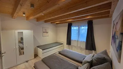 Ein Bett oder Betten in einem Zimmer der Unterkunft StorchenNest Pfeifers OdenwaldNest