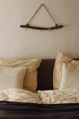 Ein Bett oder Betten in einem Zimmer der Unterkunft Klinkerstube